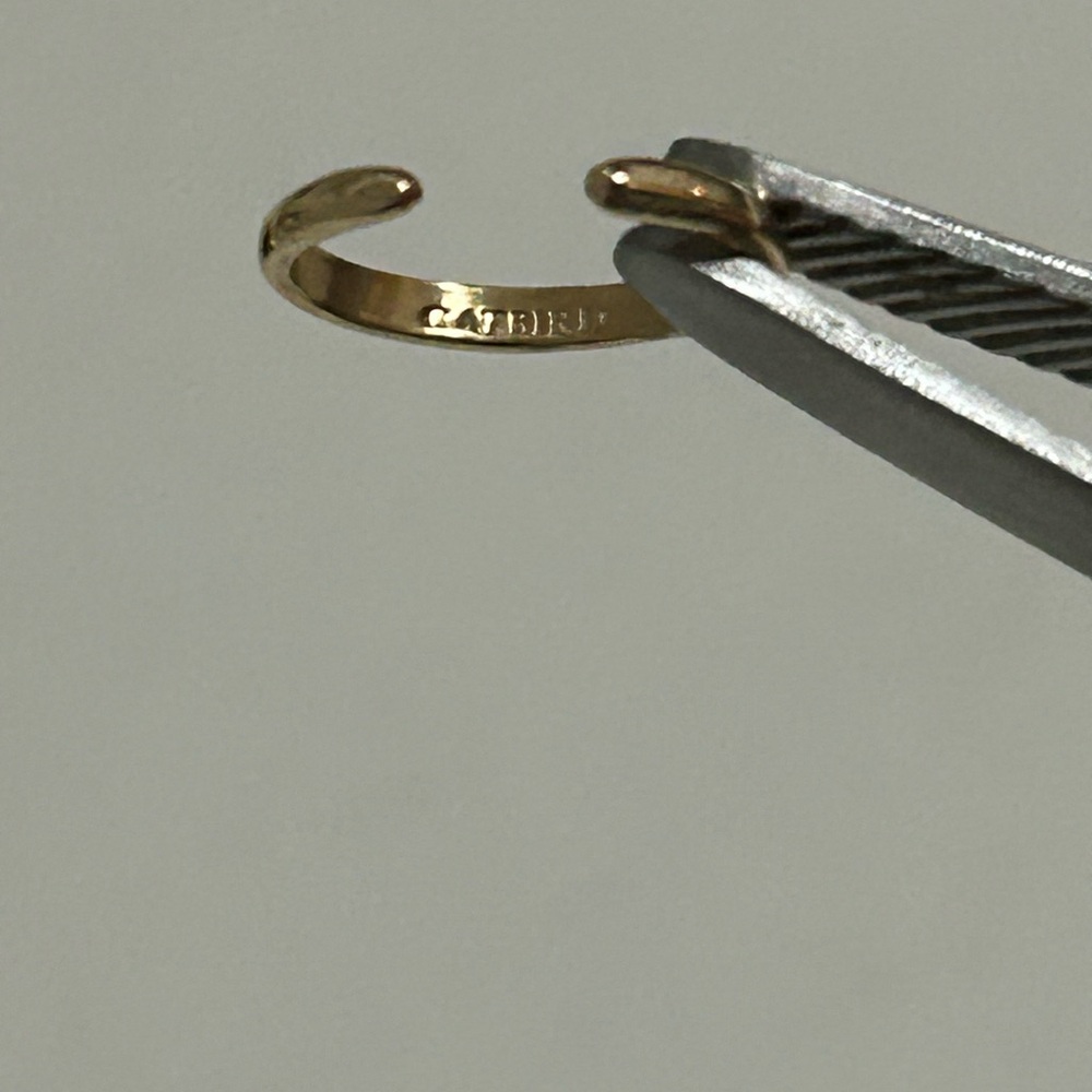 Catbird 14K yellow gold ear cuff - Picture 4 of 7